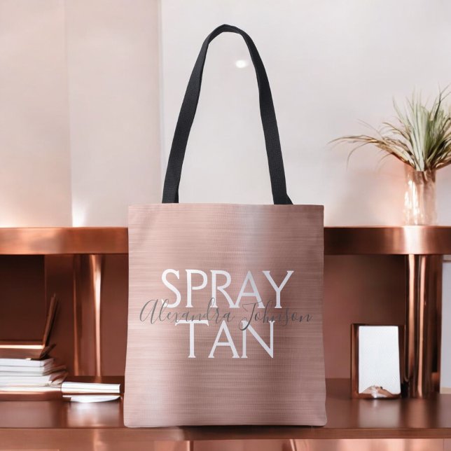  Rosa - Ro Gold Foil Spray Tan Supplies Tygkasse (Skapare uppladdad)