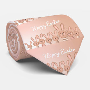 Rosa Ro Guld Gradient Påsk Rabbit Bunny Slips