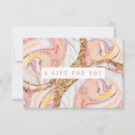 Rosa & Ro Guld Marble Gift Certificate
