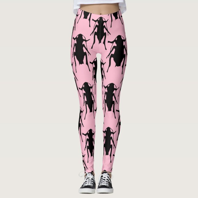 Rosa Roacher leggings (Framsida)
