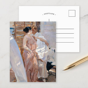 Rosa Robe, efter badplatsen Joaquín Sorolla Vykort