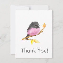 Rosa Robin Bird All Occassion Tack Notecard Anteckningskort