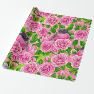 Rosa Robin och ro Presentpapper