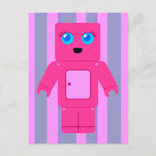 Rosa Robot Vykort