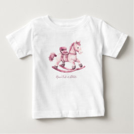 Rosa Rocking Horse Baby T-Shirt