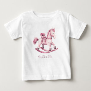Rosa Rocking Horse Baby T-Shirt