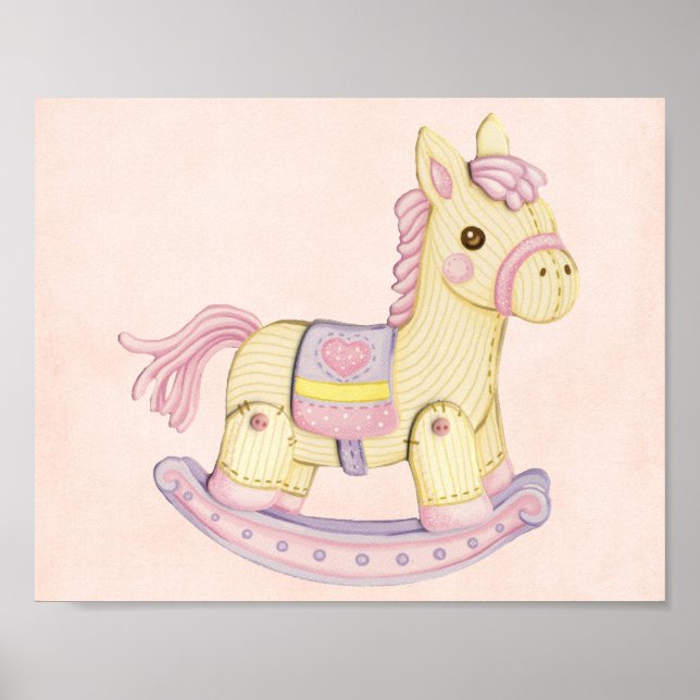 Rosa Rocking Horse Poster (Framsidan)