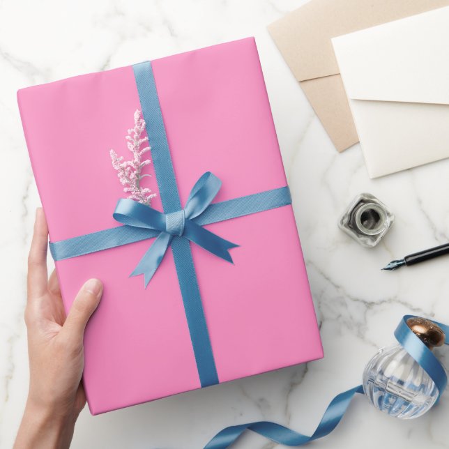 Rosa Röd Namn Ålder Chic Födelsedagspresentinslags Presentpapper (Gifting)