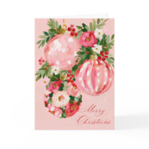 Rosa, röd och krämig ljus blomster juldesign