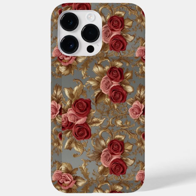 Rosa & Röd ros, iPhone/iPad-fall (Baksida)
