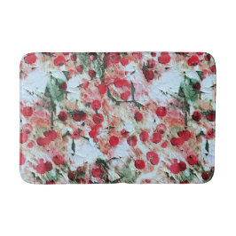 Rosa Röd Smutsig prickig Grunge Förfall Badrumsmatta