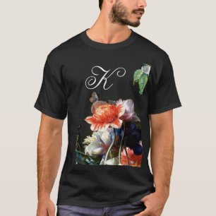 ROSA RÖDA ANEMONER VITLARE, SMÖJLIGT MONOGRAM TRÖJA