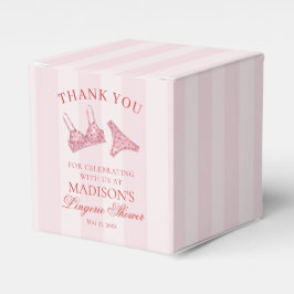 Rosa & Röda Hjärtan Underkläder Dusch Bröllopsdess Presentaskar