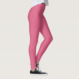 Rosa Rödfärg Leggings