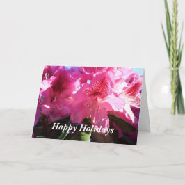 rosa rododendronblomma för alla ändamål helgkort