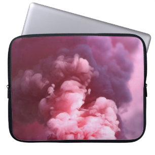 Rosa rök laptop fodral