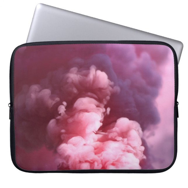 Rosa rök laptop fodral (Framsidan)