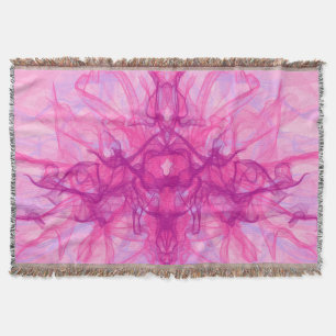 ROSA ROKE - Modern och abstrakt Fractal Art - Filt