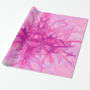 ROSA ROKE - Modern och abstrakt Fractal Art - Presentpapper
