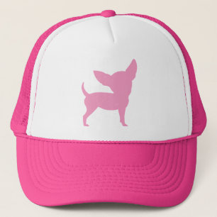 Rosa rolig Chihuahua Keps