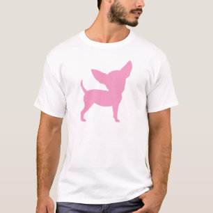 Rosa rolig Chihuahua Tee Shirt