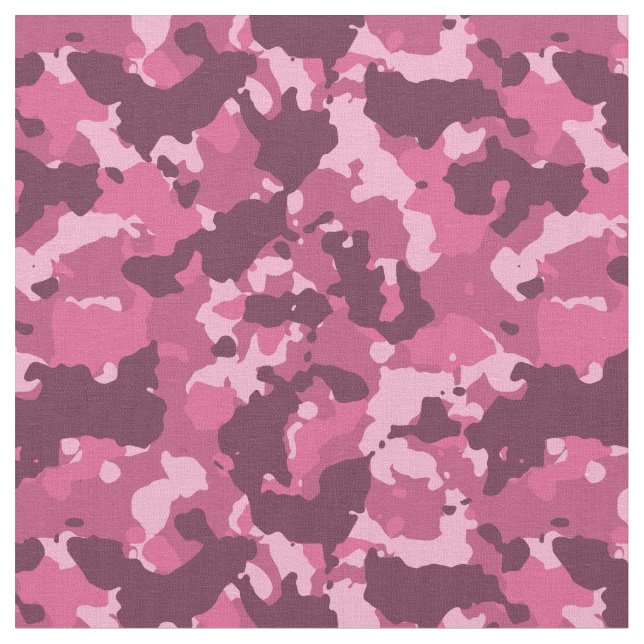 Rosa Rolig Kamouflage Kamouflage Militär För henne Tyg (Närbild)