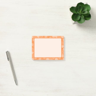 Rosa roliga och glada Post It-lappar med blommor Post-it Block