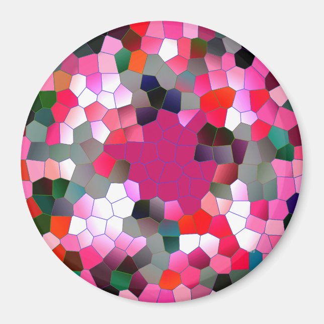Rosa Roligt.... Magnet (Framsidan)