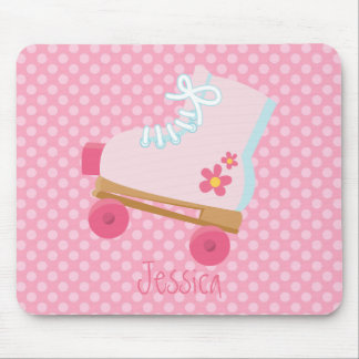 Rosa Rollerskate Mousepad Musmatta