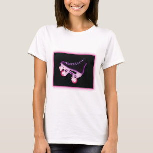 Rosa Rollerskate röntgenstråle T-shirt