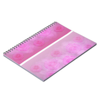 ROSA Romantic Watercolor ro Anteckningsbok
