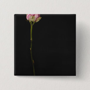 Rosa ros 3 knapp