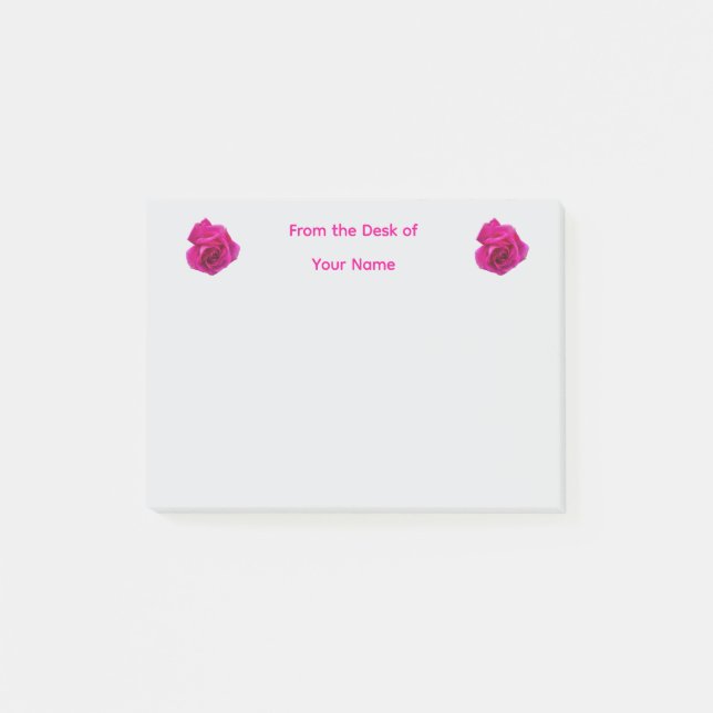 Rosa Ros #5 Post-it Block (Framsida)