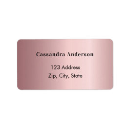  rosa ros-adressetikett adressetikett