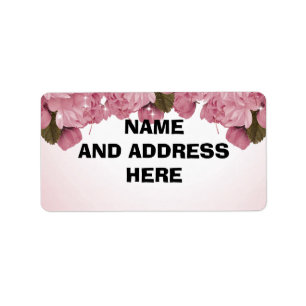 ROSA ROS ADRESSETIKETTER