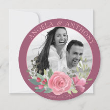 Rosa ros-andefoto i Bröllop spara datum