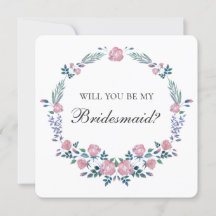 Rosa ros andetag. Kommer du att bli min brud?