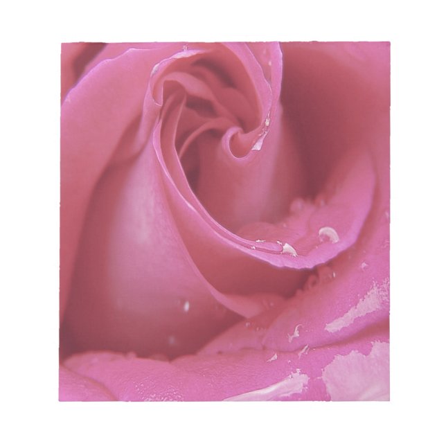 Rosa ros anteckningsblock (Framsida)