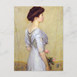 Rosa ros av Lilla Cabot Perry Vykort
