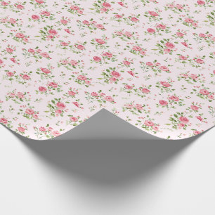 Rosa ros Baby Shower Presentpapper