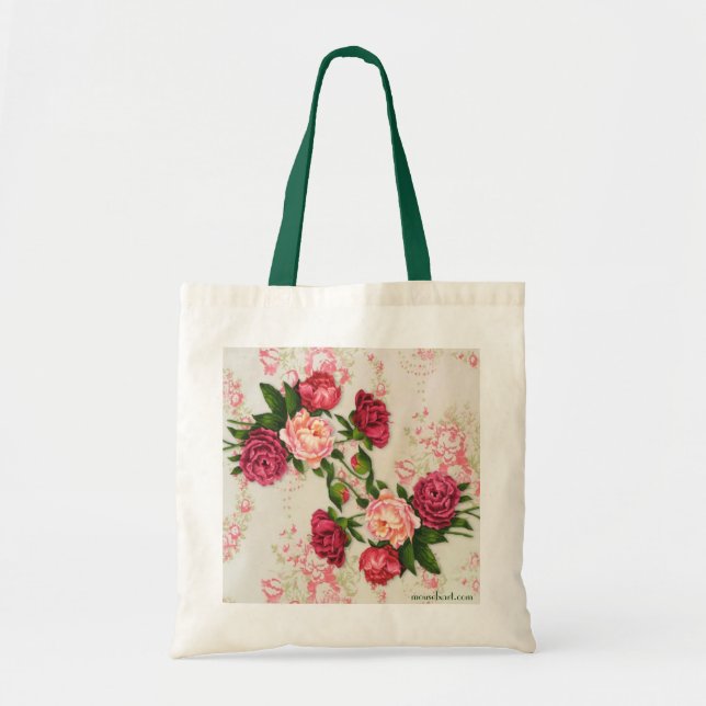   rosa ros Bag Tygkasse (Framsidan)