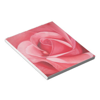 Rosa ros bärbar dator anteckningsblock