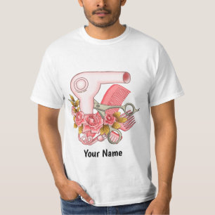 Rosa ros Beautician T Shirt