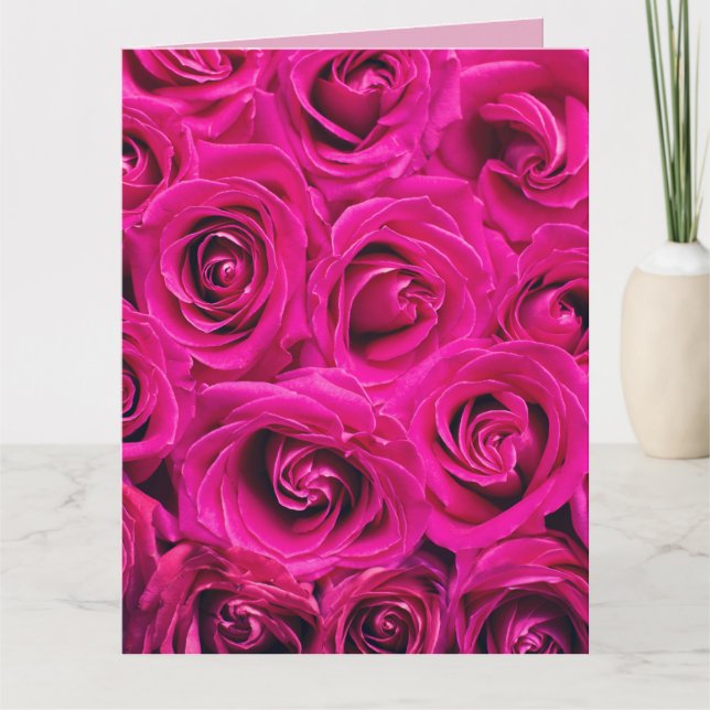 ROSA ROS BIRTHDAY BIG GREETARD TACK KORT (Framsida)