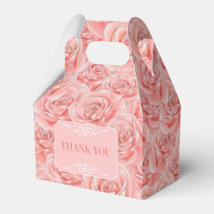 Rosa ros Blommar Blommigt Birthday Tack Presentaskar