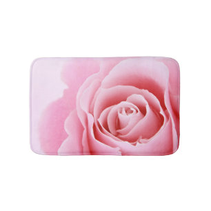 Rosa ros Blommigt Bath Mat Badrumsmatta