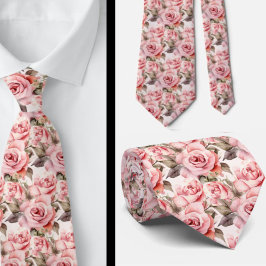 Rosa ros Blommigt Flowers Slips