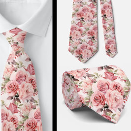 Rosa ros Blommigt Flowers Slips