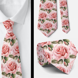 Rosa ros Blommigt Flowers Slips