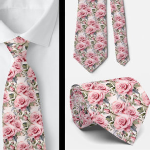Rosa ros Blommigt Flowers Slips